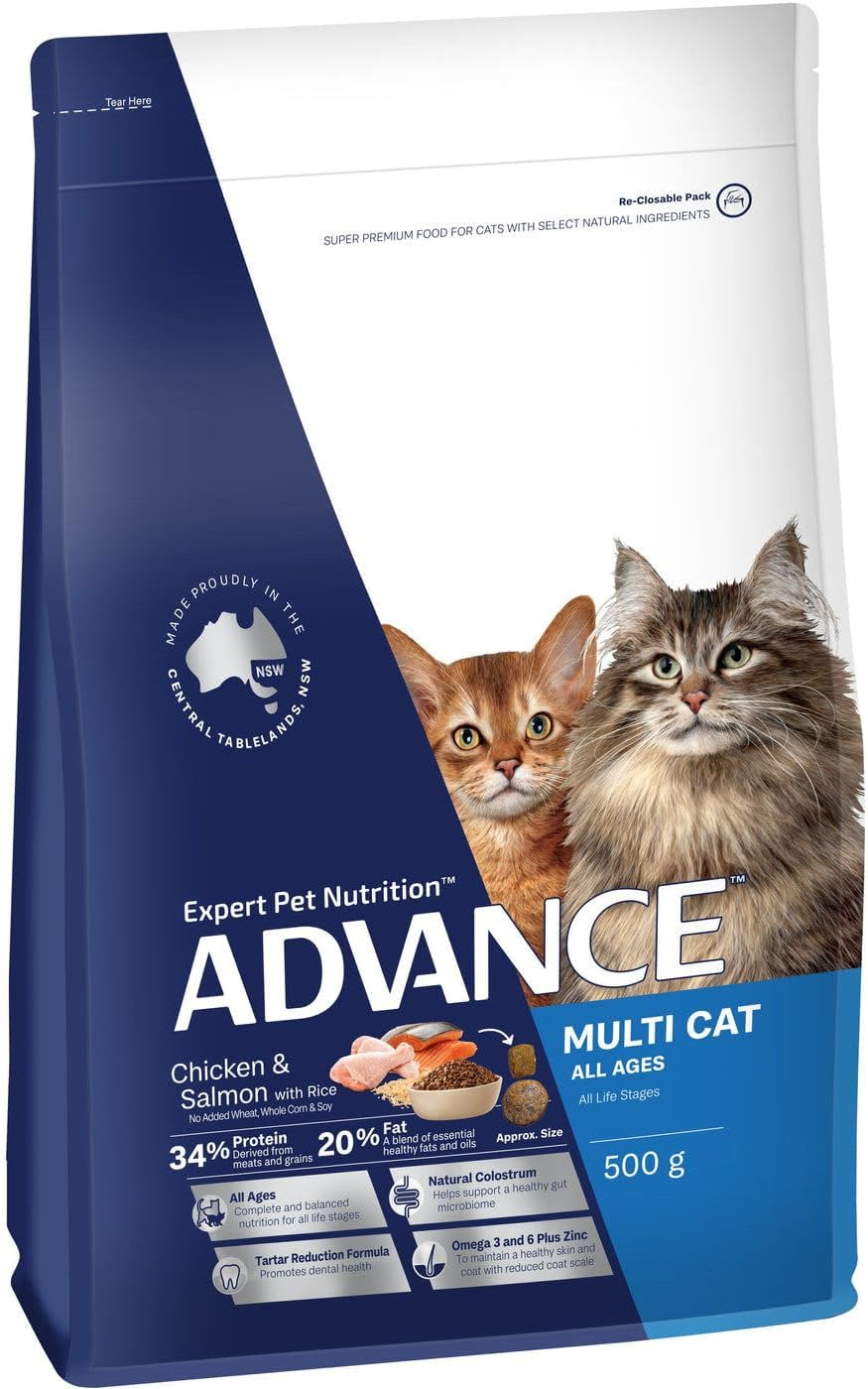 ADVANCE CAT CHICKEN and SALMON 500G (436384) image number 2