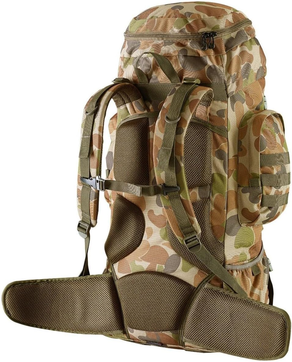 Caribee Platoon Auscam Rucksack, 70 Litre Capacity