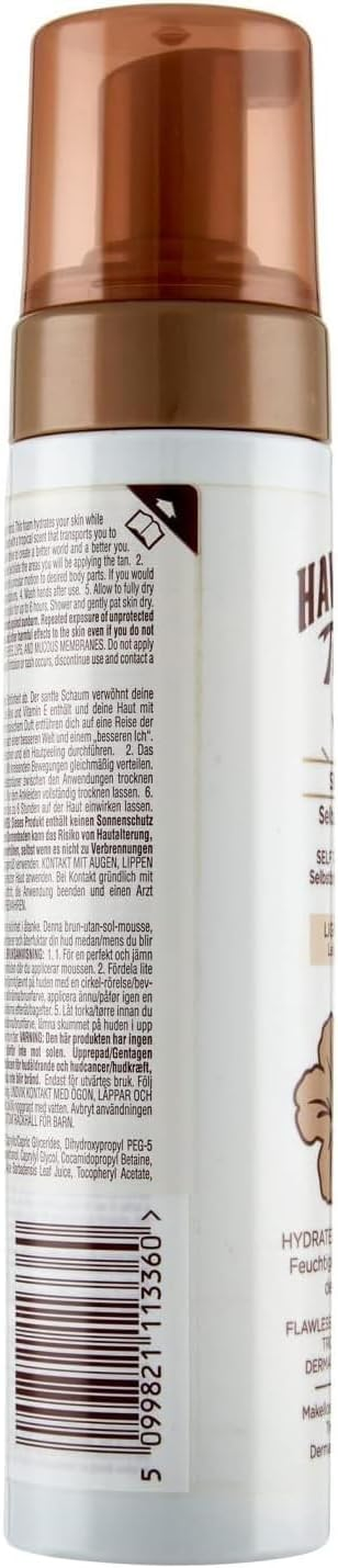 Hawaiian Tropic Light/Medium Self Tanning Foam 200 Ml