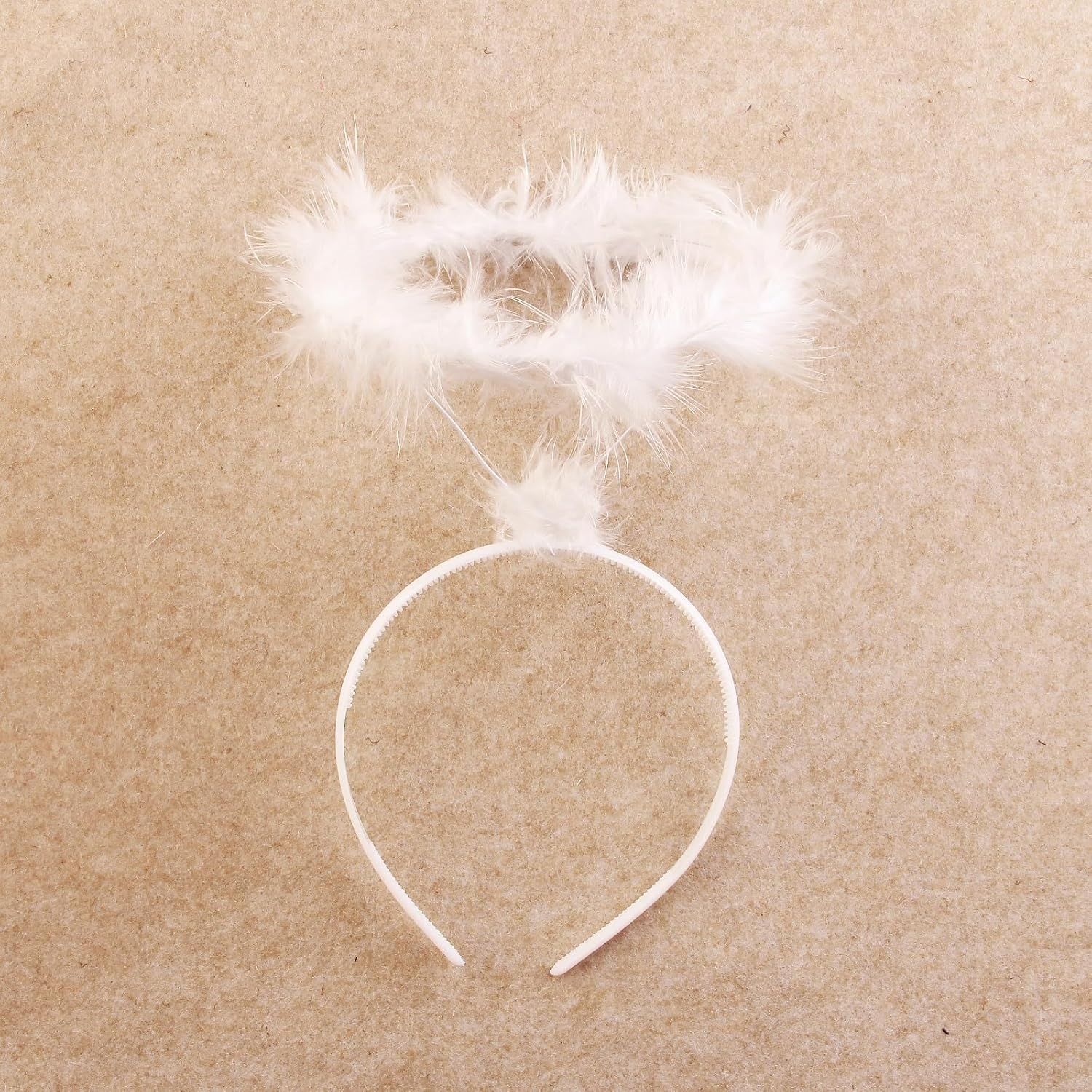 Nishine 26X14 Inch Angel Feather Wing Halo and Wand Costume Set for Girls Cosplay Kids Women Halloween Party Favor