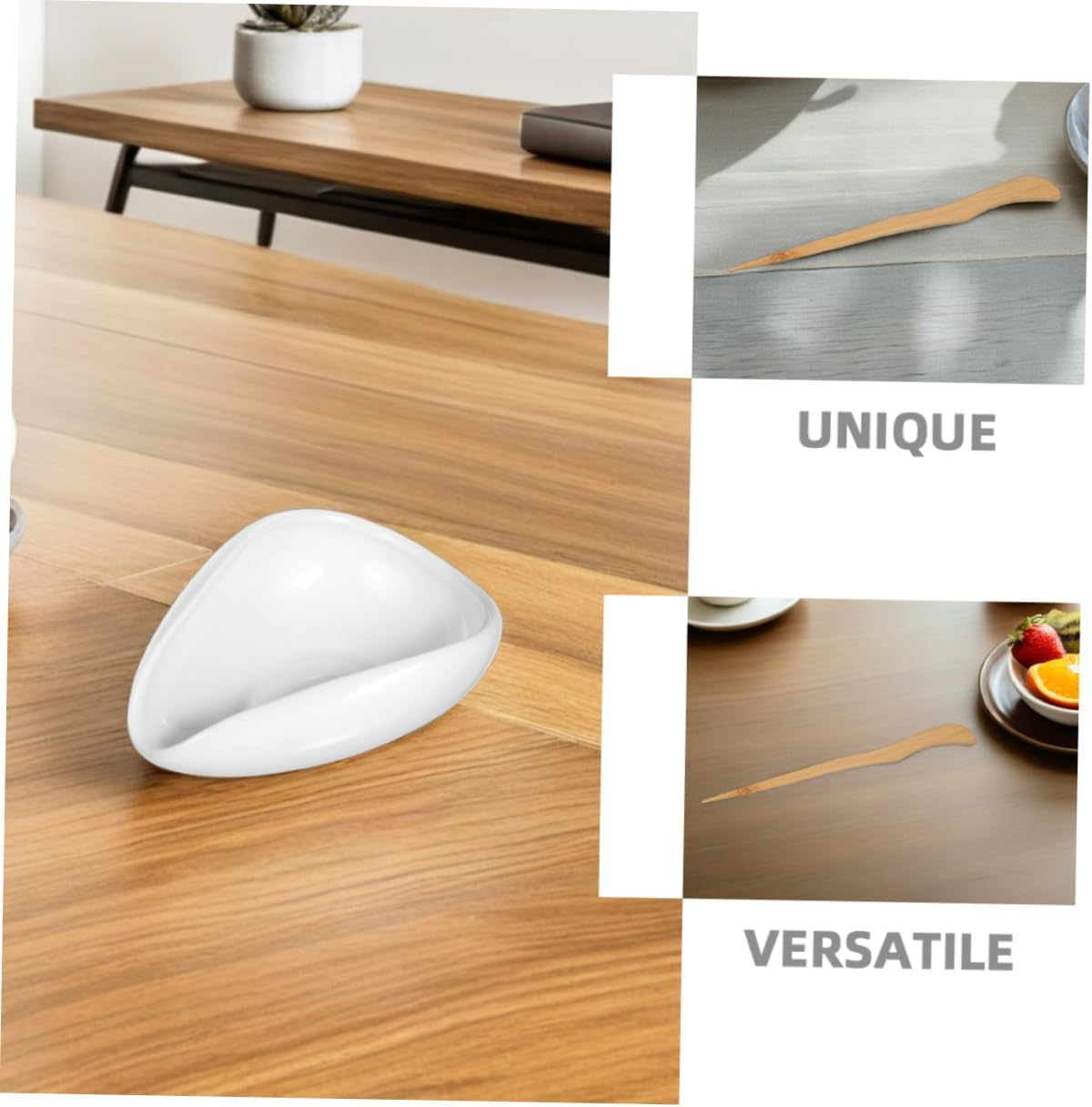 MAGICLULU Artistic Ceramic Cha Tray Loose Tea Storage Bean Loading Cup Holder Scoop Espresso Bean Measuring Tray Gongfu Accessories for Home Party image number 6