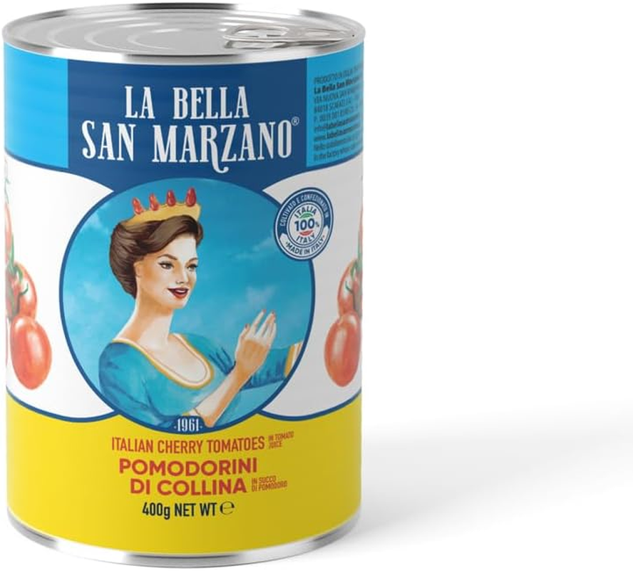 LA BELLA SAN MARZANO ITALIAN CHERRY TOMATOES 12X400GM image number 1