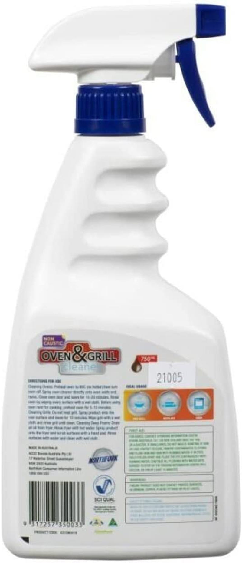 Northfork 750Ml Non-Caustic Oven and Grill Cleaner