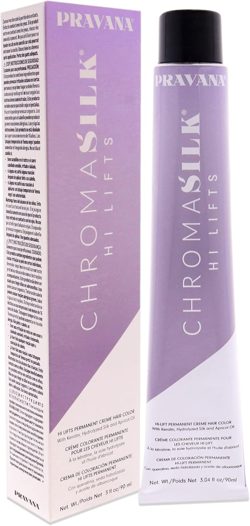 Pravana Chromasilk Hi Lift Permanent Hair Color 90 Ml, Violet Blue image number 1