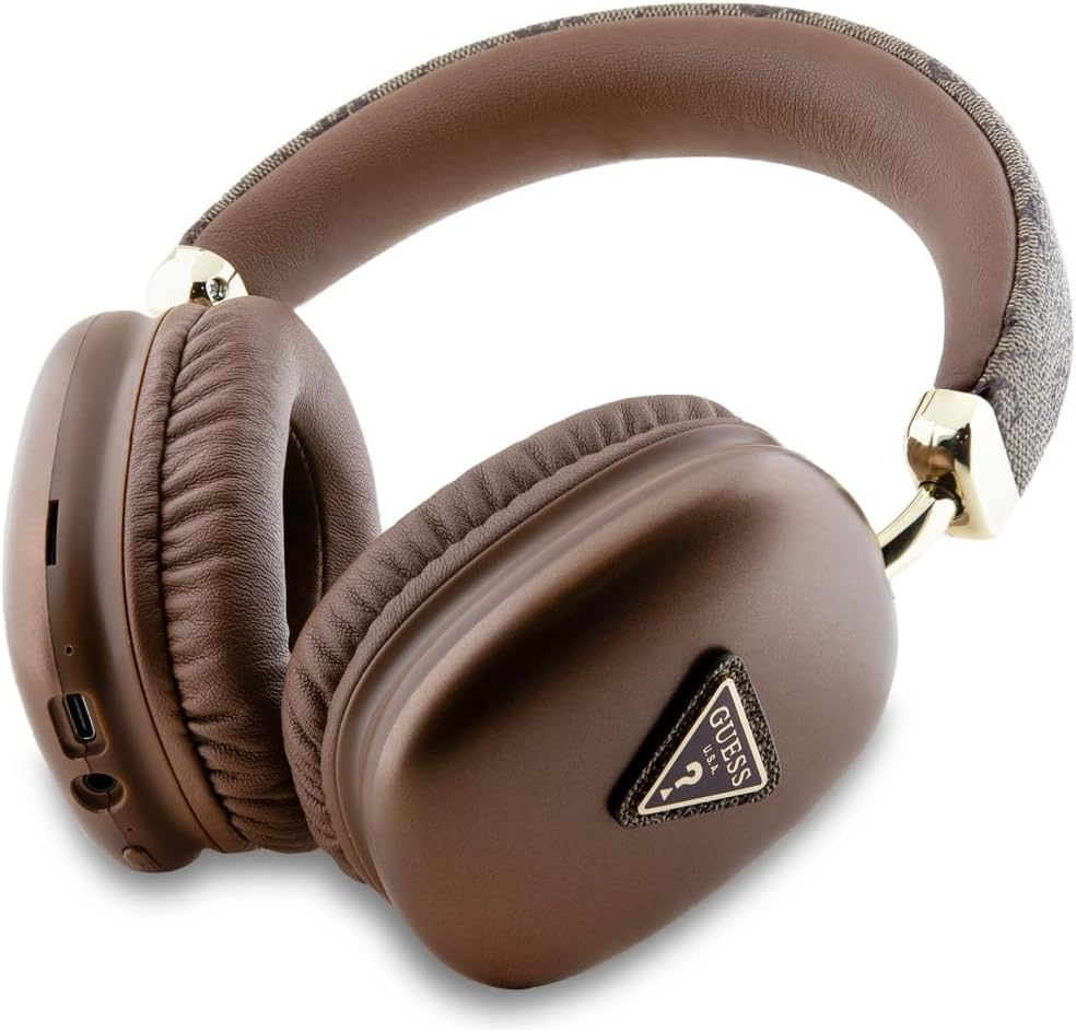 CG Mobile Guess 4G Bluetooth Headphone with Triangle Logo - Brown