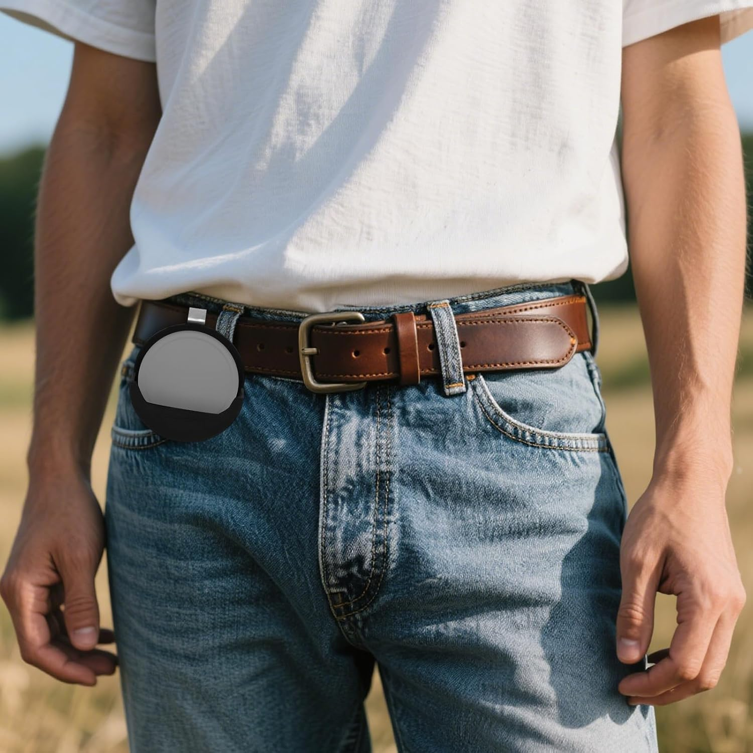 Car Visor Clip Holder for ZYN, Durable Pouch Can Tins Organizer Storage Lightweight & Universal Belt or Sun Visor Accessory for Smokers Daily Use and Gift (Black) image number 1