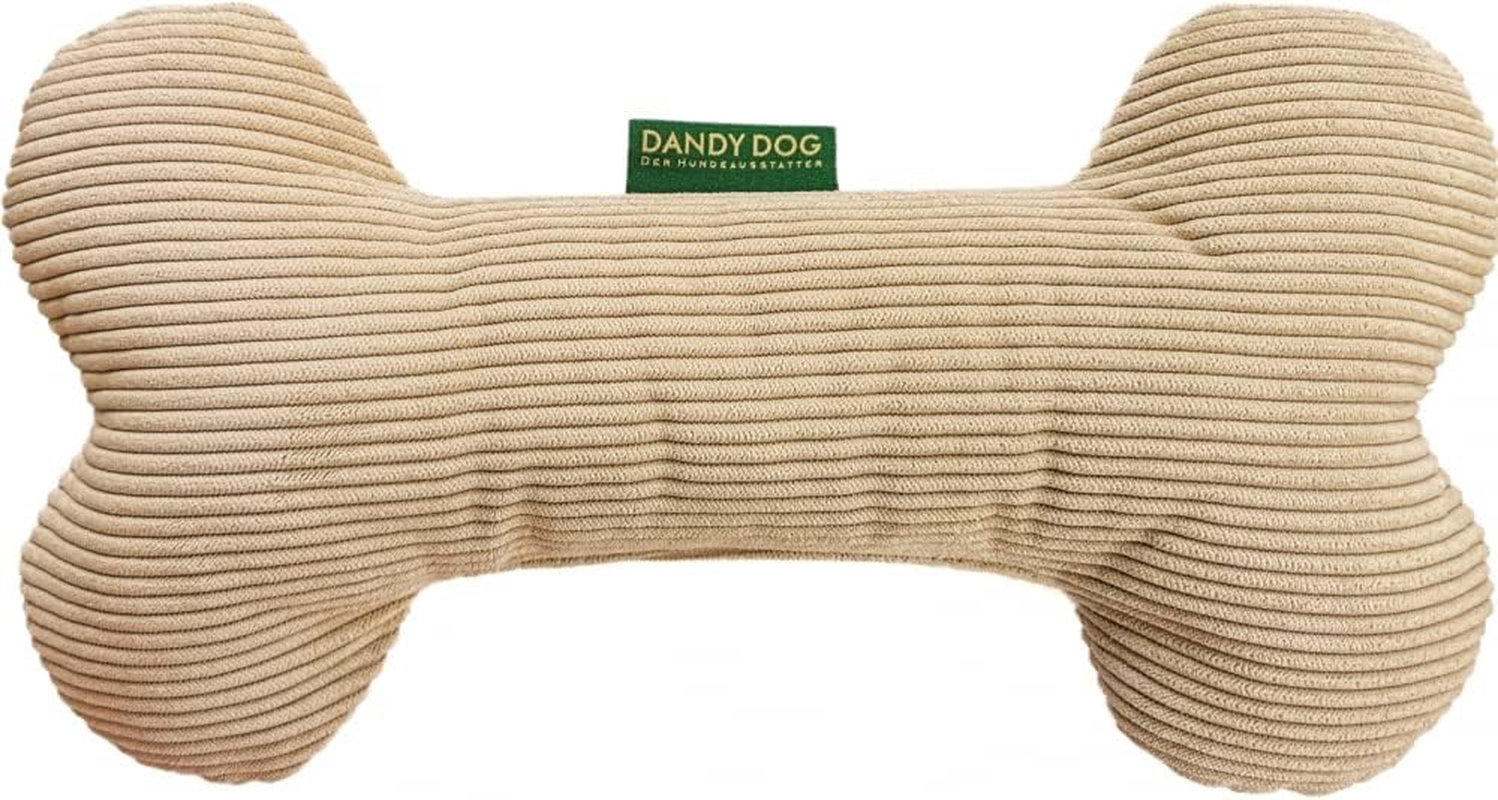 Dandy Dog Dog Toy Bone Relax Grey Size S/M