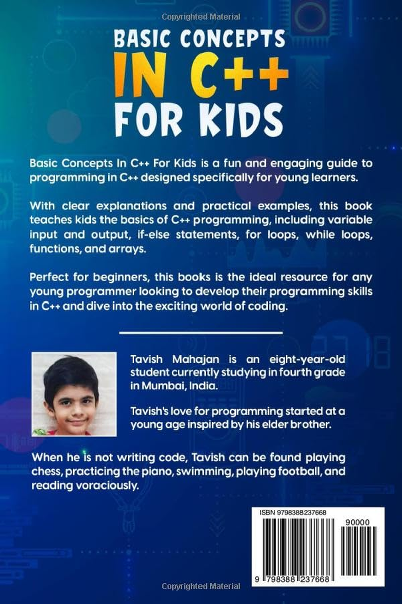 Basic Concepts in C++ for Kids