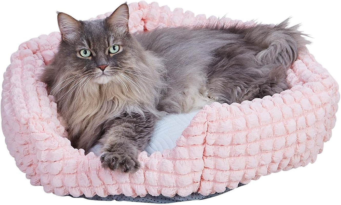 Add.Mate Cuna Cooling Hexagon Bed for Dogs and Cats, Pale Pink image number 5