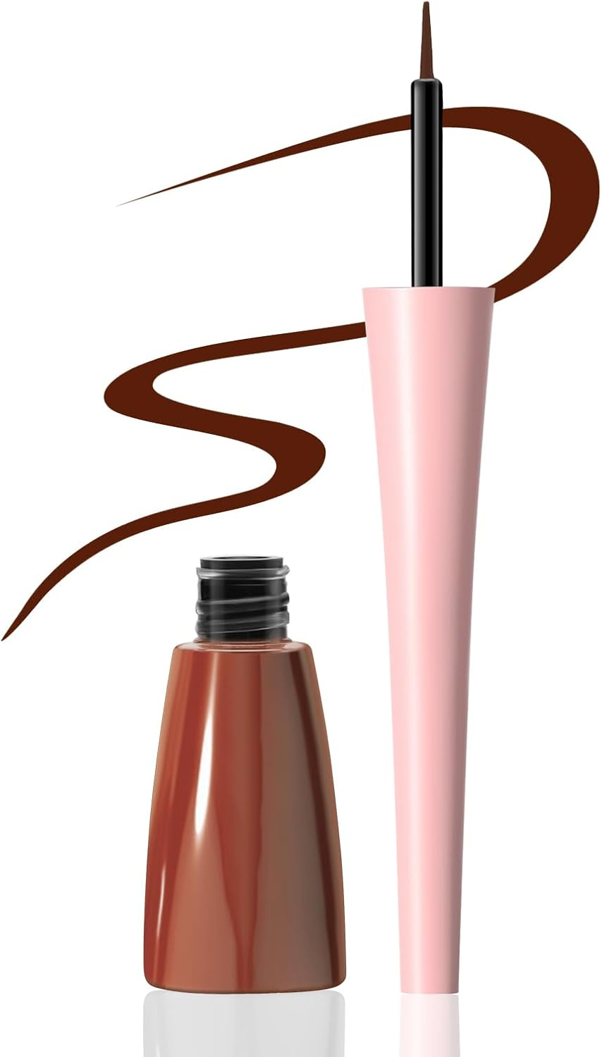 Boobeen Liquid Eyeliner Pen, Colored Eye Liner Waterproof Smudge Proof, Eyeliner Ink Liner with Precision Tip for Bold Eye Looks