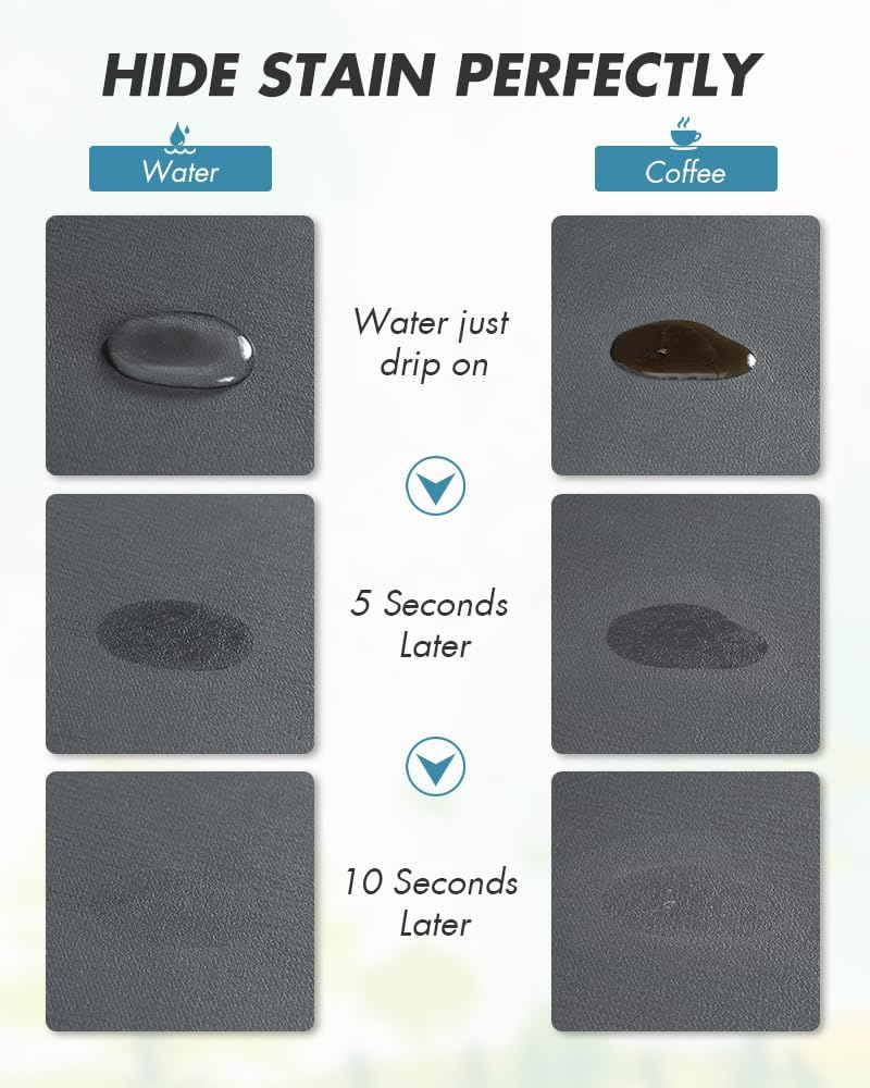 Coffee Mat Hide Stain Rubber Backed Absorbent Dish Drying Mat for Kitchen Counter-Coffee Bar Accessories Fit under Coffee Maker Coffee Machine Coffee Pot Espresso Machine Dish Rack 30X50 image number 4