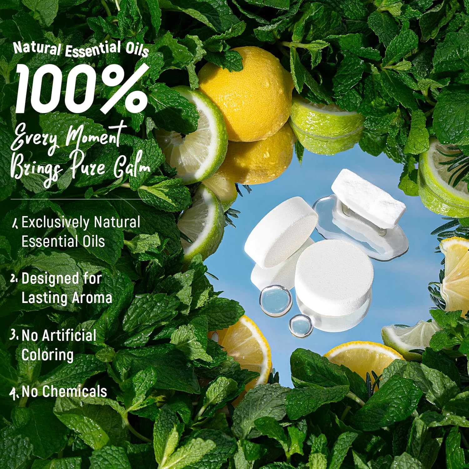 Aromatherapy & Sport Shower Steamers &ndash; 24 Pack Shower Bombs with 6 Scents, 100% Pure Essential Oils, Refreshing & Relaxing, Spa & Birthday Gifts for Women, Ideal Summer Self-Care & Father&rsquo;S Day Gift image number 1