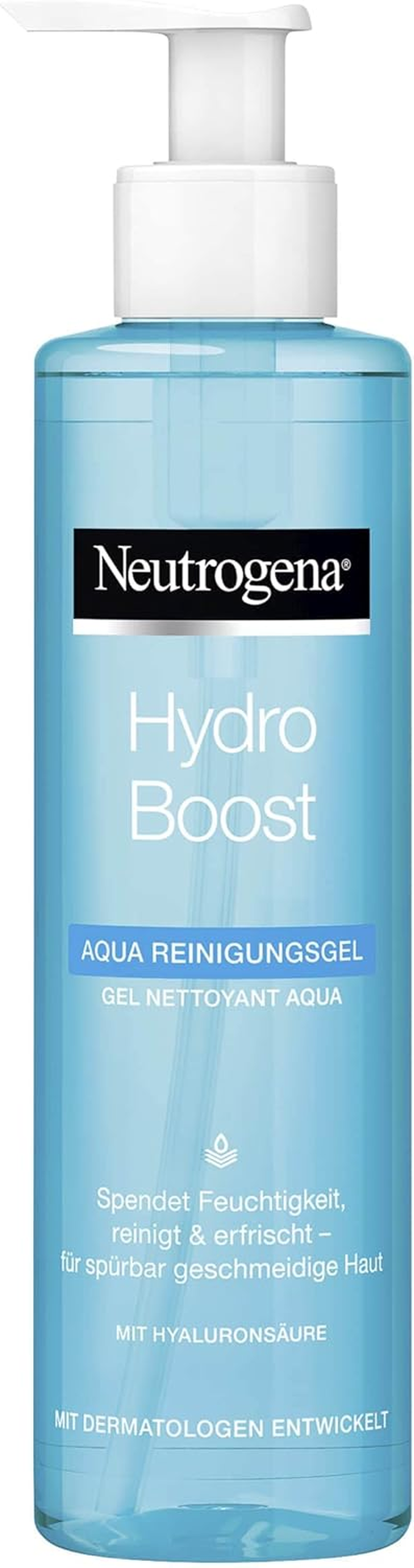 Neutrogena Hydro Boost Micellar Water, Effective Face Cleansing with Hyaluronic Acid, Gentle Makeup Remover, Moisturising Micellar Cleansing Water for All Skin Types, 400 Ml image number 6