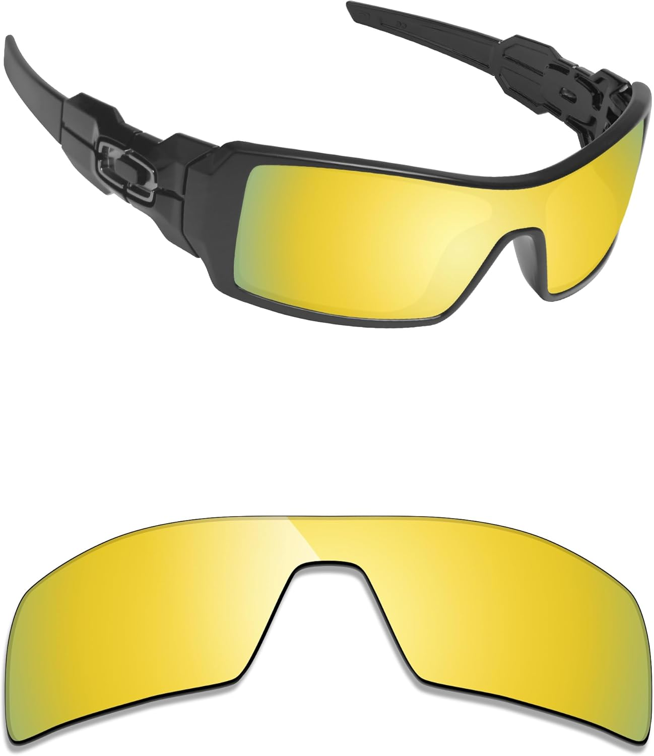Alphax Polarized Replacement Lenses for Oakley Oil Rig - Multiple Options