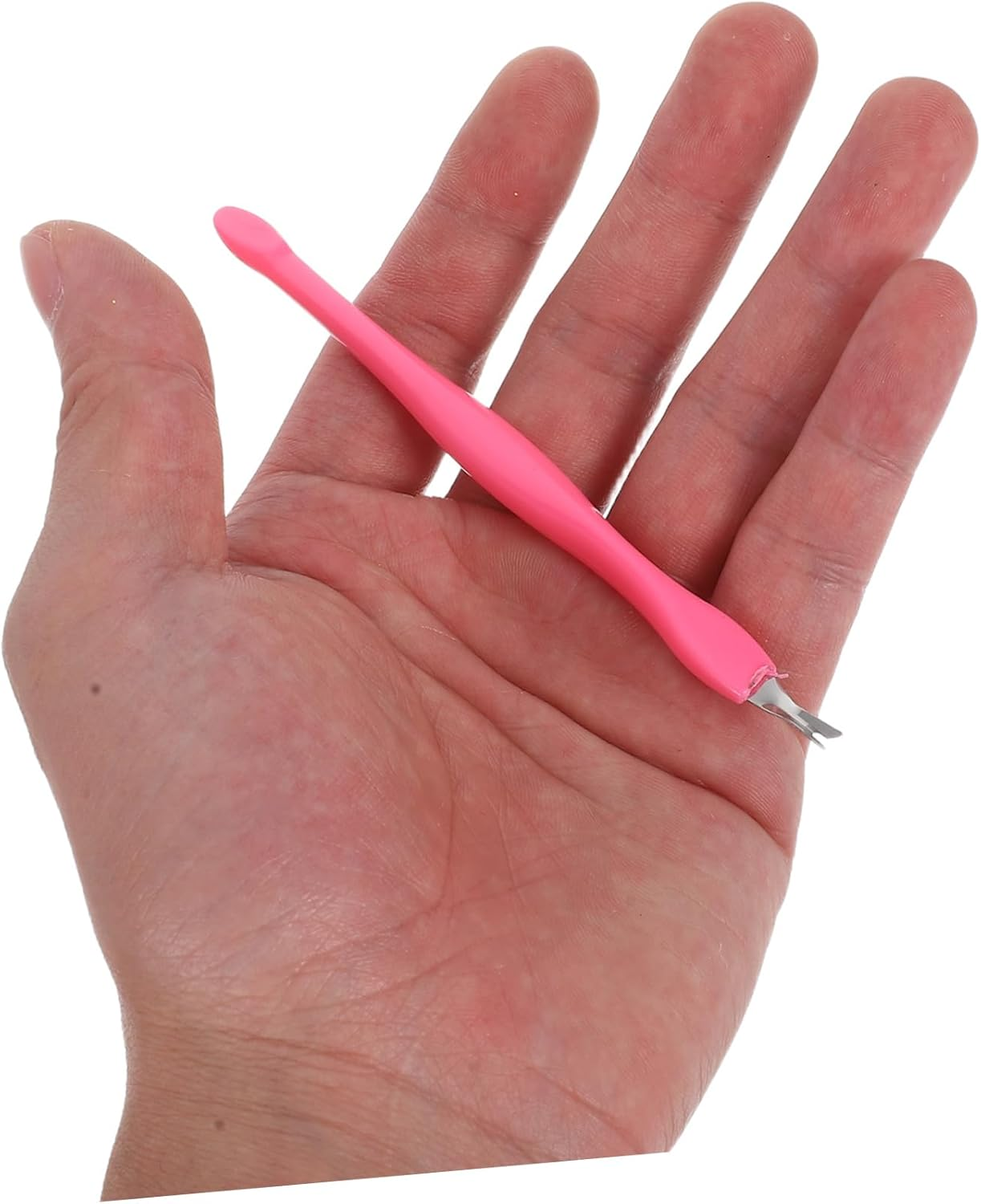 SOESFOUFU 24Pcs Stainless Steel Cuticle Remover Fork with Ergonomic Grip for Nail Skin Care Dead Skin Trimmer Tool for Manicure and Pedicure Gentle and Professional Nail Grooming image number 5