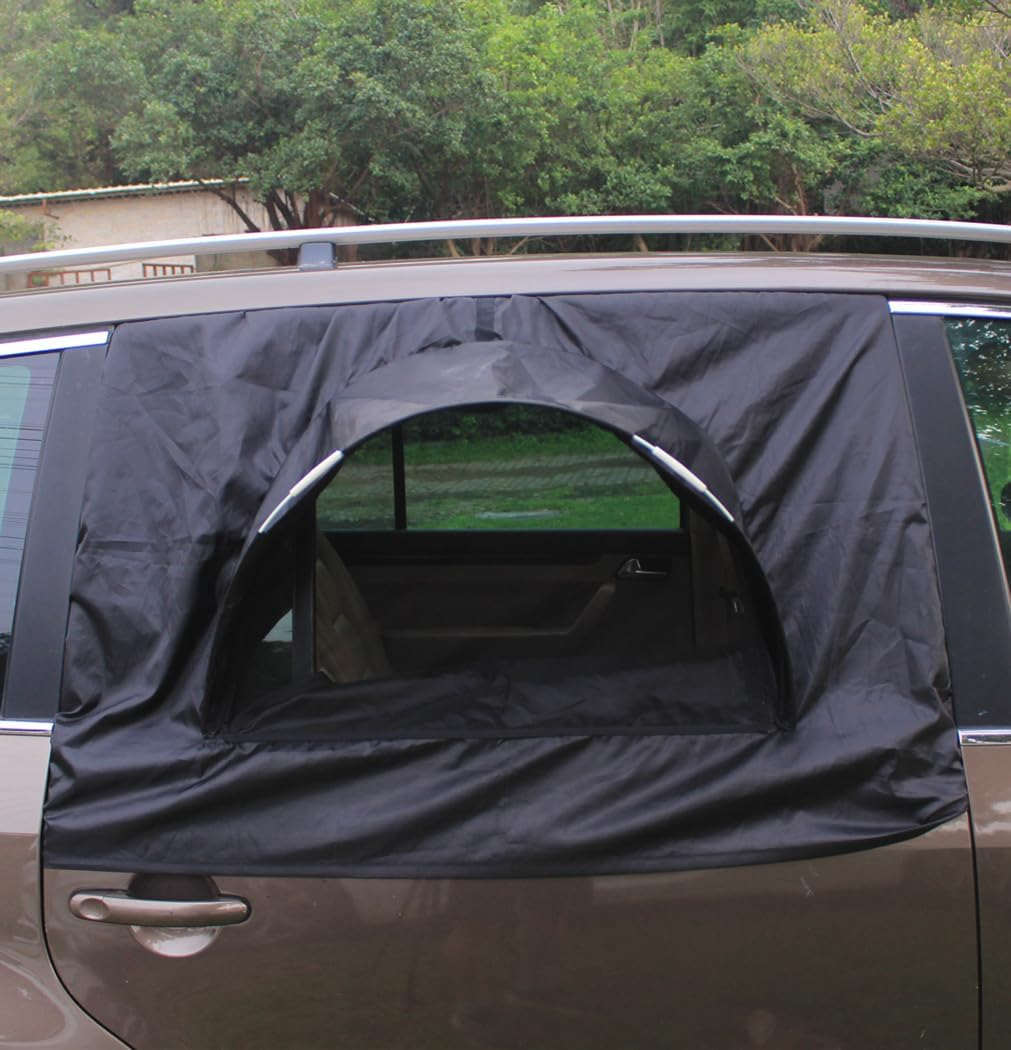 SUV Camping Ventilation Screen Sleep in Car Fresh Air Flow in Keep Bugs and Insects Out image number 1