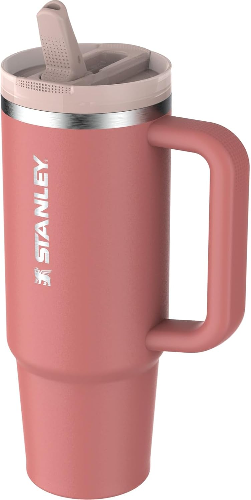 Stanley Quencher Protour Flip Straw Tumbler with Leakproof Lid 30 Oz | Built-In Straw and Handle | Cup Holder Compatible for Travel | Insulated Stainless Steel Cup | Bpa-Free | Terracotta