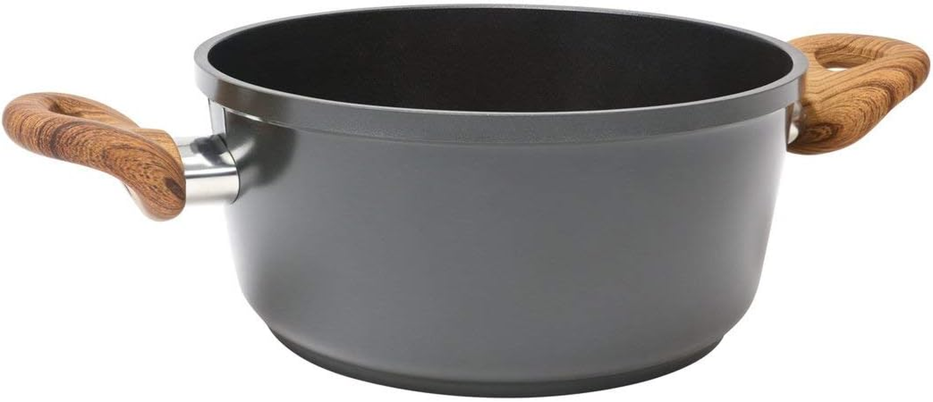 Gourmet Pot by Taste the Difference, Superior, Long-Lasting, Non-Stick Performance (24 Cm Pot with Glass Lid) image number 2
