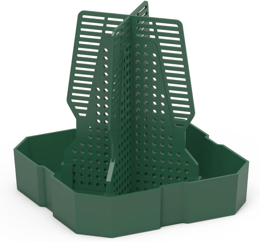AIMALL Reptile Feeding Basin, Anti-Escape Design, Horned Frog and Dubia Cricket Compatible, Available in Two Sizes and Colours