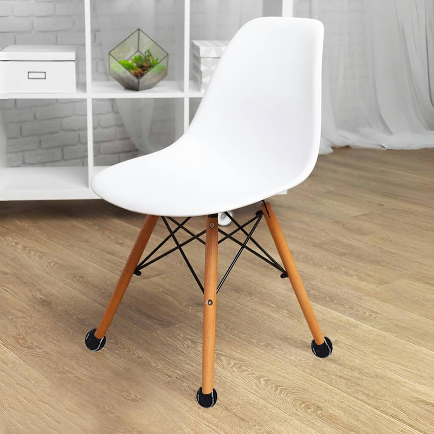 20 Pcs Precut Tennis Balls for Chairs, Non-Slip Tennis Balls for Furniture Legs, Tennis Ball Chairs Foot Covers Floor Protection Precut Tennis Balls for Furniture Legs and Floor Protection (Black) image number 2