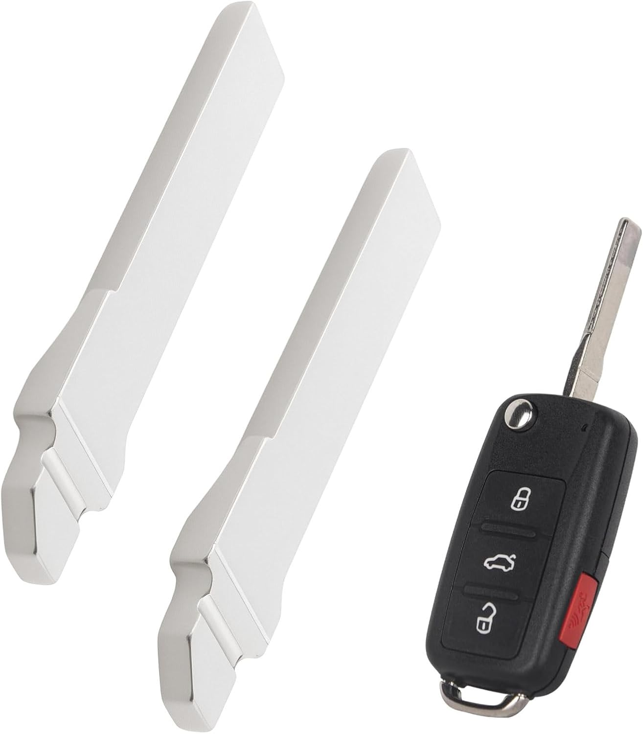 Ecsing 5Pcs HU66T Car Key Blade Compatible with VW Golf MK7 2012-2018 image number 5