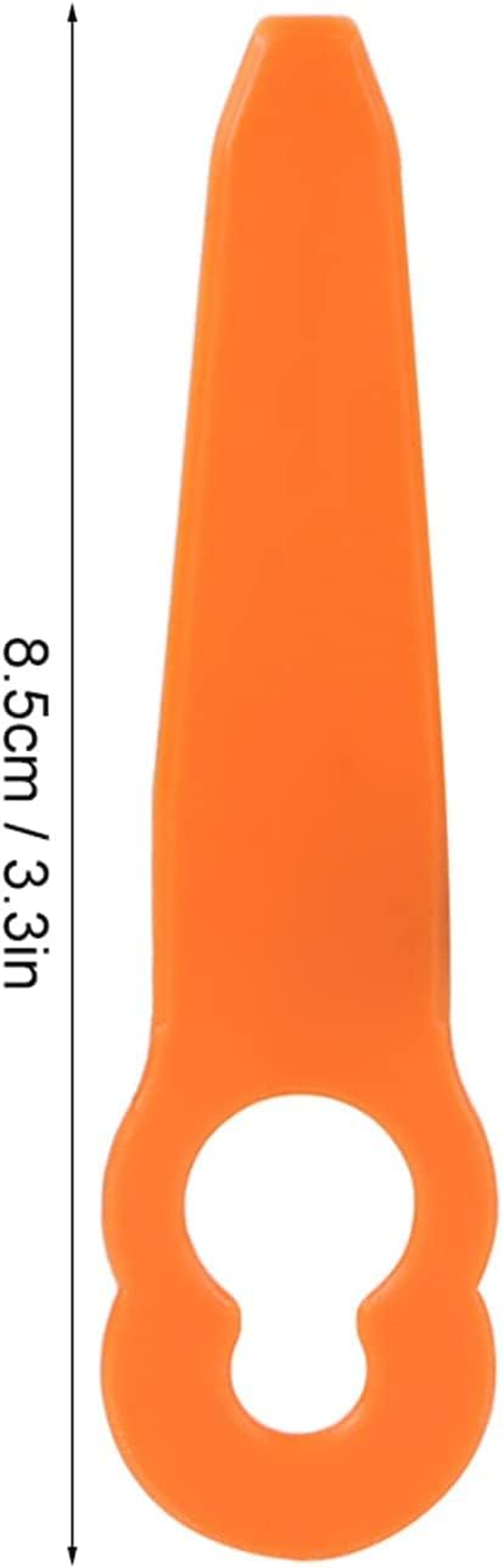 50PCS Plastic Blades Replacement for STIHL Polycut 2-2 FSA 45 FSA 57 FSE 52 / Sun Joe 24V-GT10 Lawnmower Trimmer Grass Cutter Tools Garden Lawn Mower Trimmer Blade Replace# 4008 007 1000 image number 4