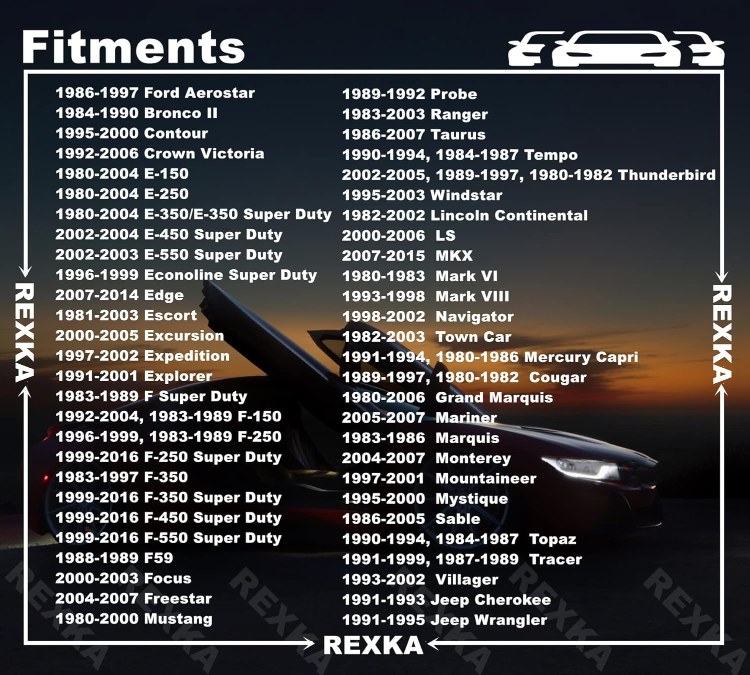 Rexka 30Pcs Radiator Shroud & Trim Retainer Push-Type Clips Rivet for GM 20664092 Ford N804570S image number 6