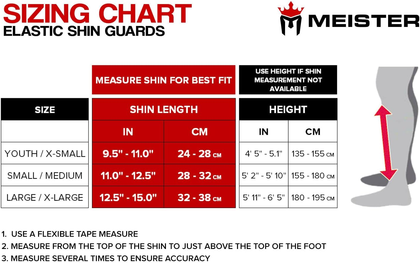 Meister MMA Elastic Cloth Shin & Instep Padded Guards (Pair) image number 3
