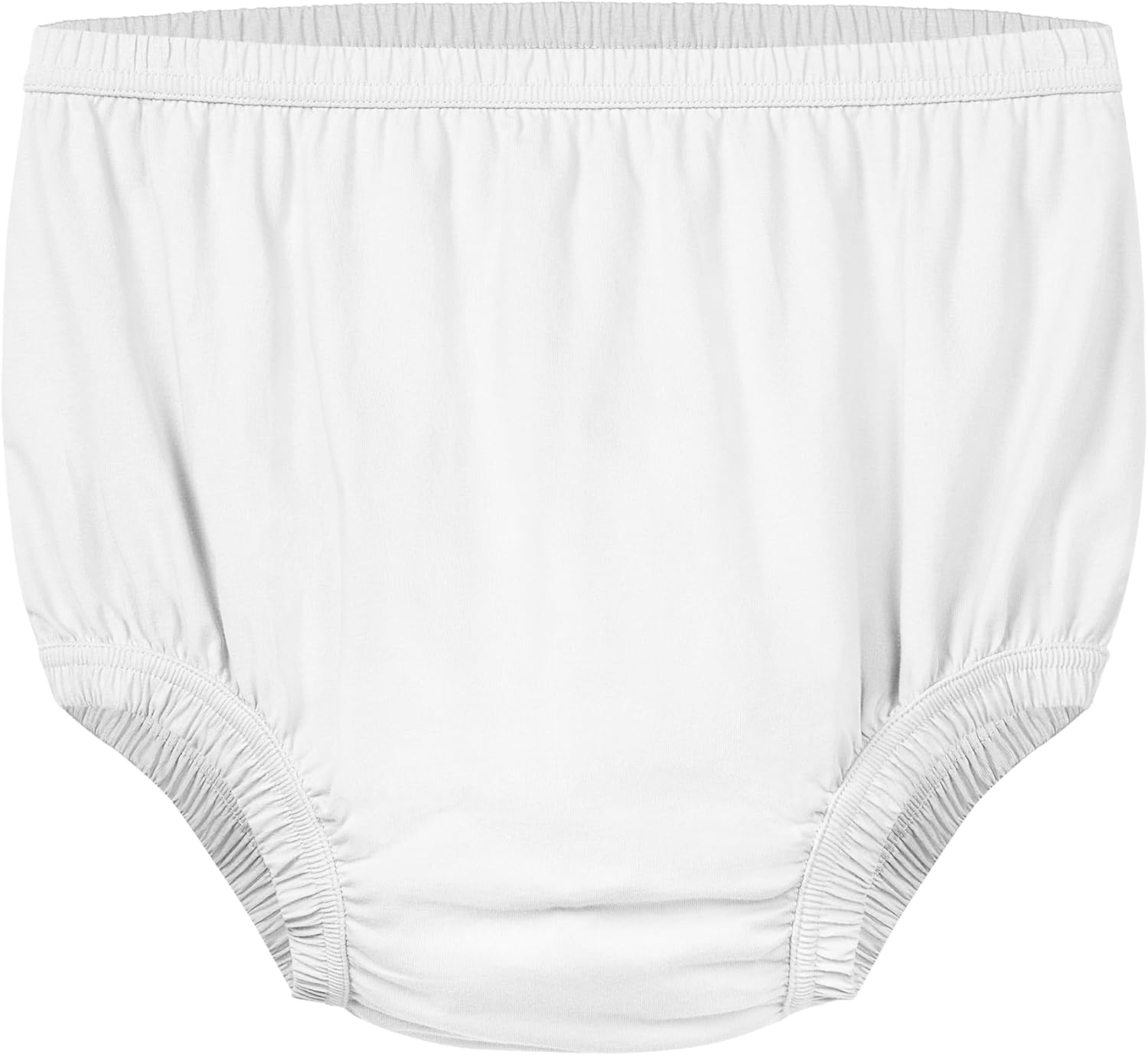 Adult Diaper Cover Silent Waterproof Plastic Rubber Pants for Incontinence Leak Protection with Light Absorbent Layer (Beige, Xxx-Large)