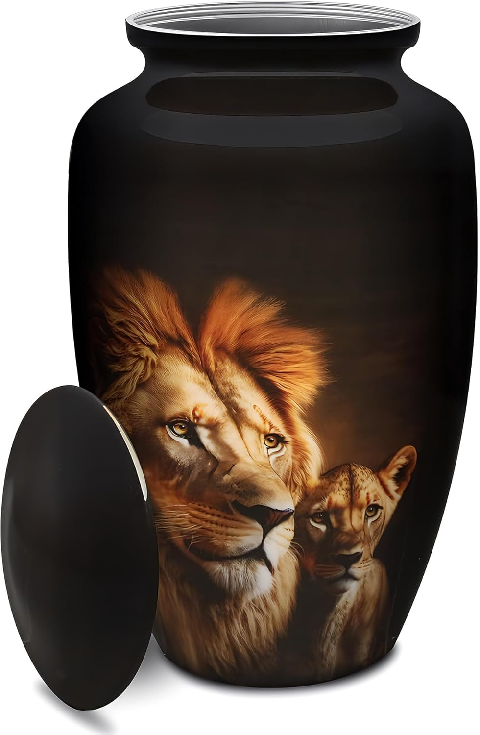 Urn - Urns for Human Ashes Adult - Lion'S Pride Memorial Urns for Human Ashes - Decorative Urns - Cremation Urn for Adult Ashes - 200LB Urn with Bag image number 2