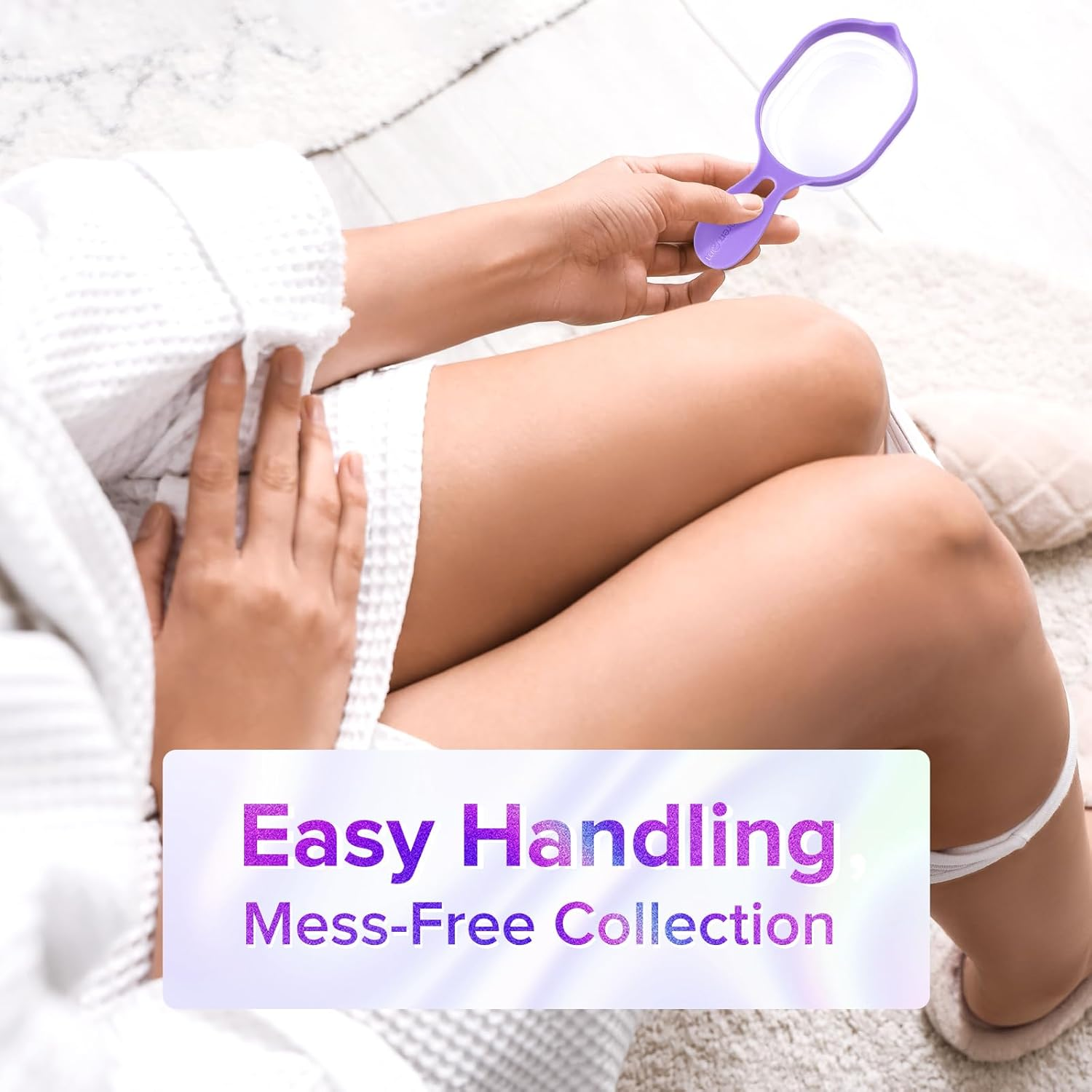 Premom 2 Urine Cups for Ovulation & Pregnancy Tests: Reusable & Collapsible Pee Cups for Home Fertility Testing | Easy to Use & Clean - Essential Kit for Women with Urine Sample Detection image number 2