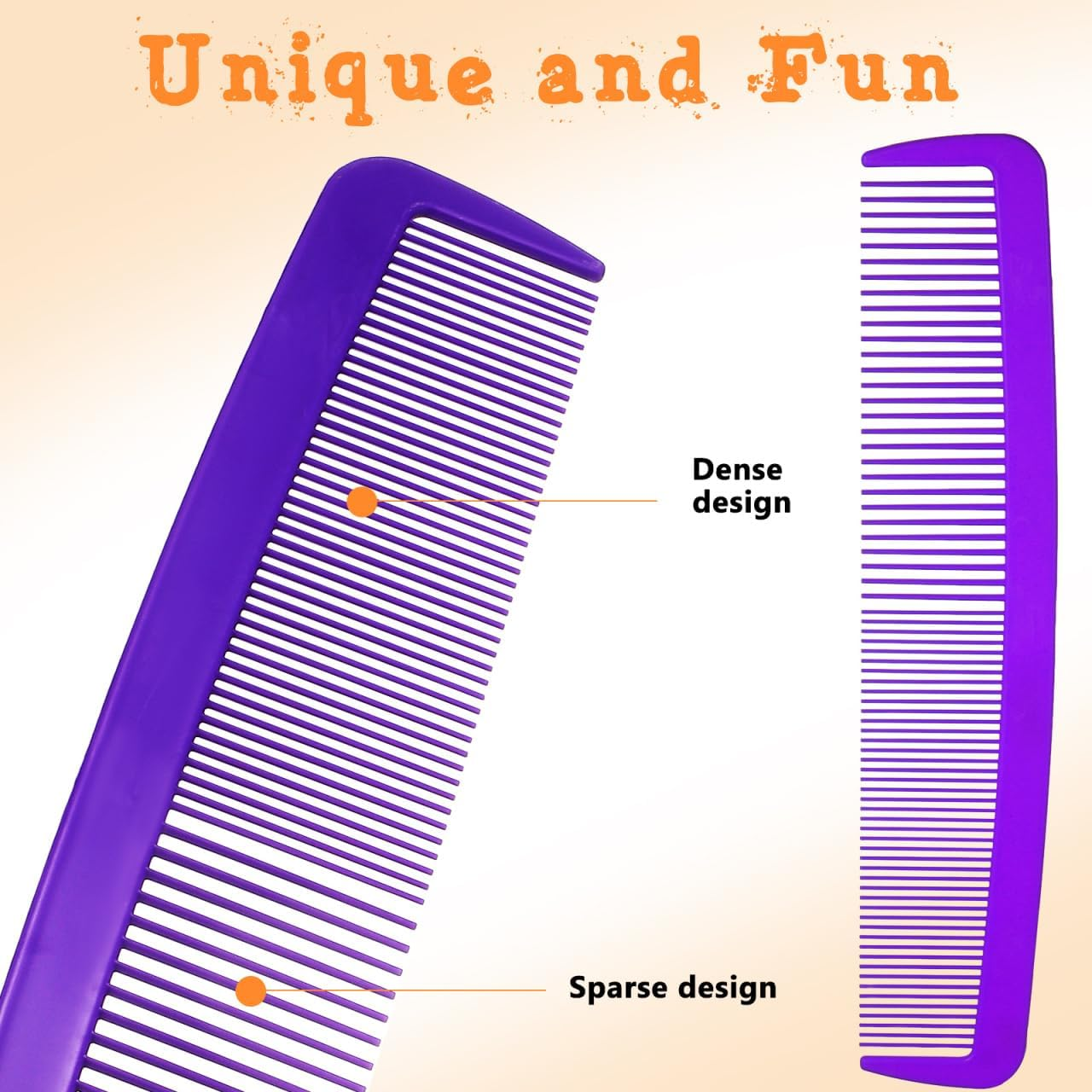 Baluue 3Pcs Giant Comb Prank Props Huge Decorative Combs for Halloween Carnival Parties Eye-Catching Design Lightweight Party Favors image number 3