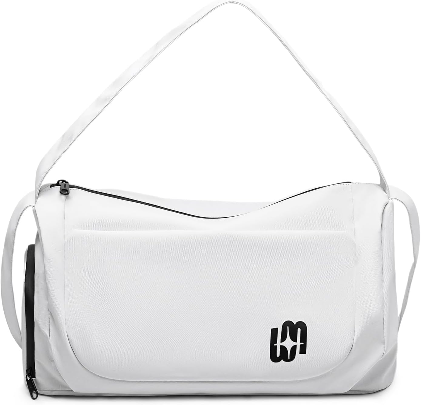 Gym Bag for Women Men, Duffle Bag for Travel with Wet Pocket, Lightweight Carry on Weekender Duffel, Black