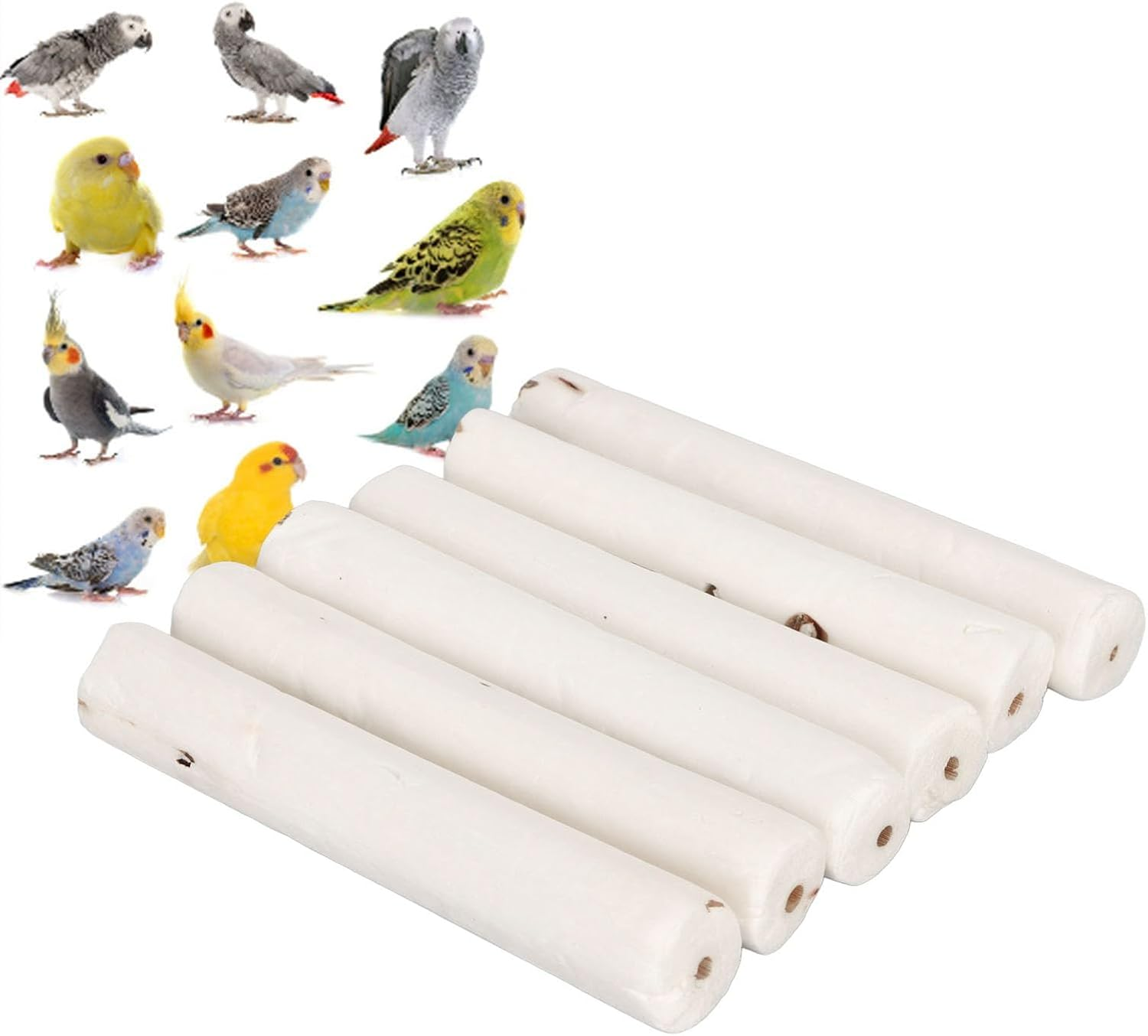 Shred Stick, Bird Chew Sticks Soft Lightweight Boredom Relief Hand Cut for Budgie image number 1