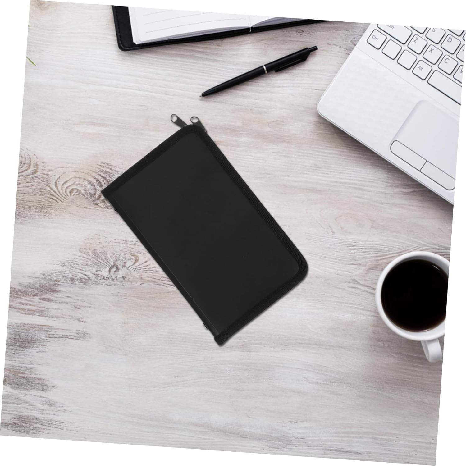 WEKAMOS Mini Accordion File Folder Document Organizer with Zipper for Receipts Bills Cards Lightweight Portable Storage for Important Documents and Items image number 4