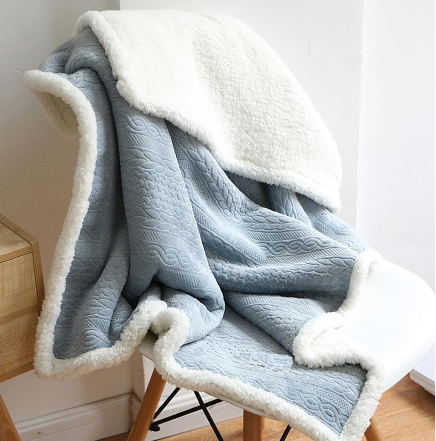 Blanket Wraps for Women | Button-Style Shawl,Winter Cloak Wrap,For Women Girls Ladies Wives Mothers Travelers Students Office Home Living Room Movie Nights Sporting Events Camping image number 2