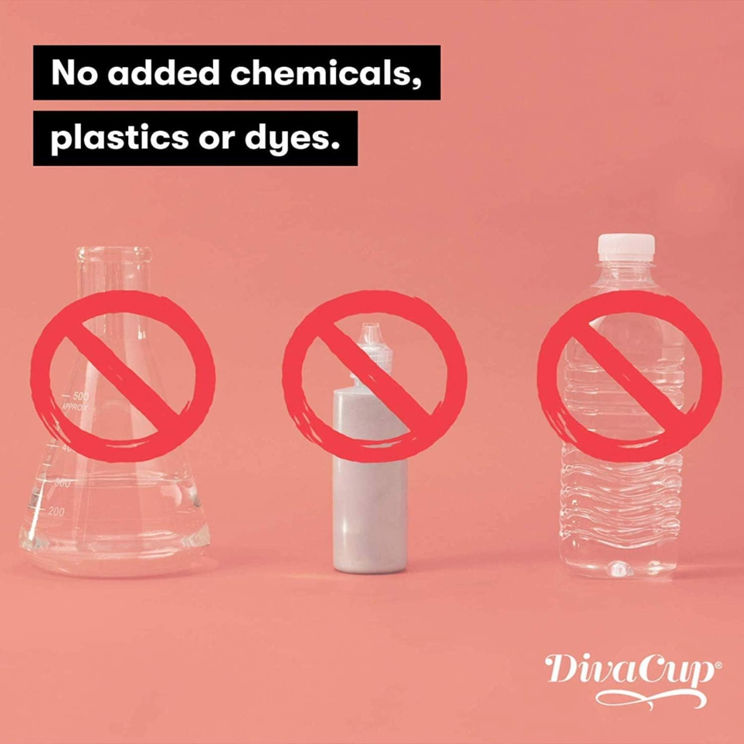 Divacup Model 0 Menstrual Cup, Frosted White