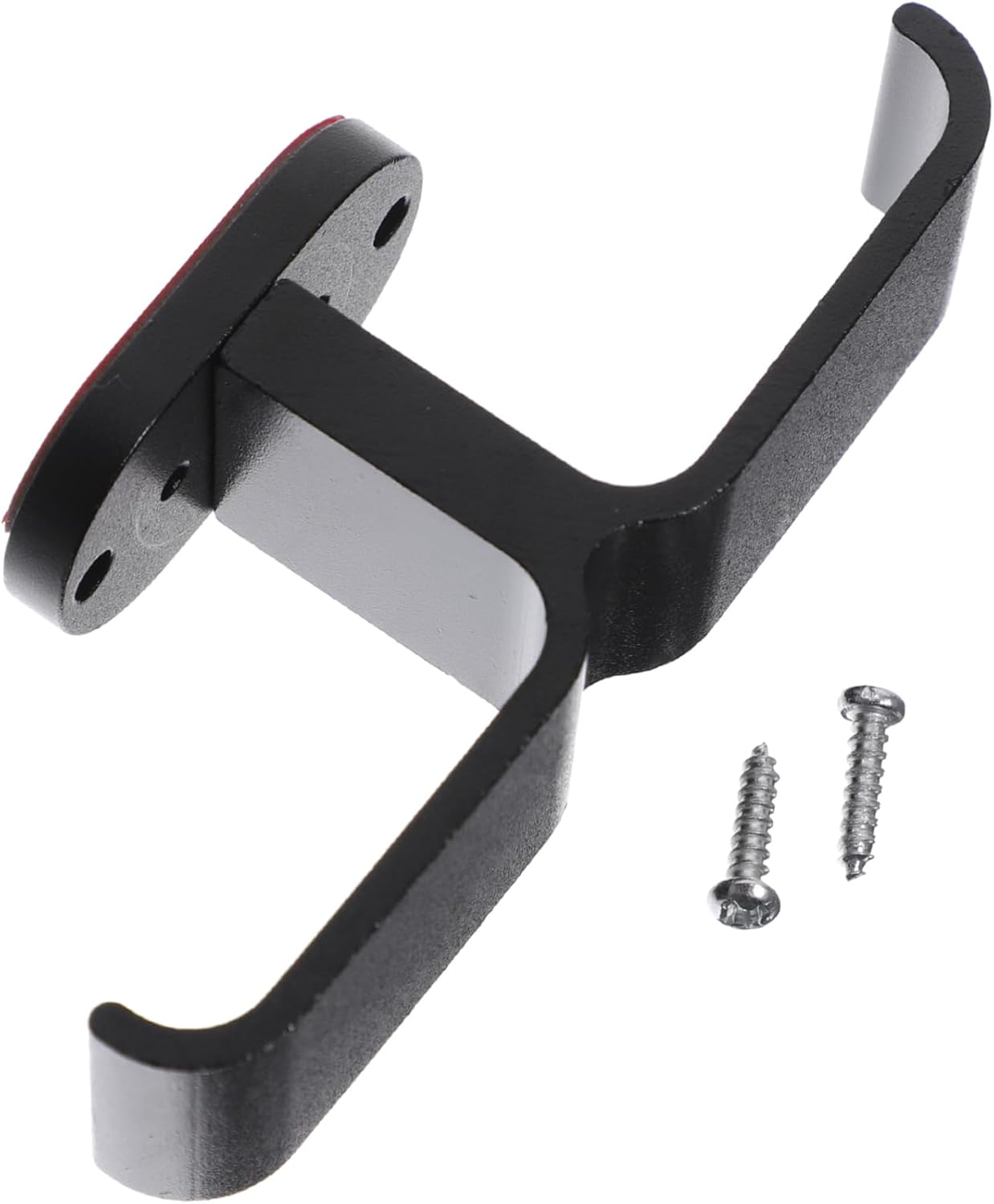 STOBOK under Desk Headphone Stand Dual Headset Hook with Rugged Construction Adhesive Screw Fixing for Home Office and Internet Cafes Space Saving Design image number 5