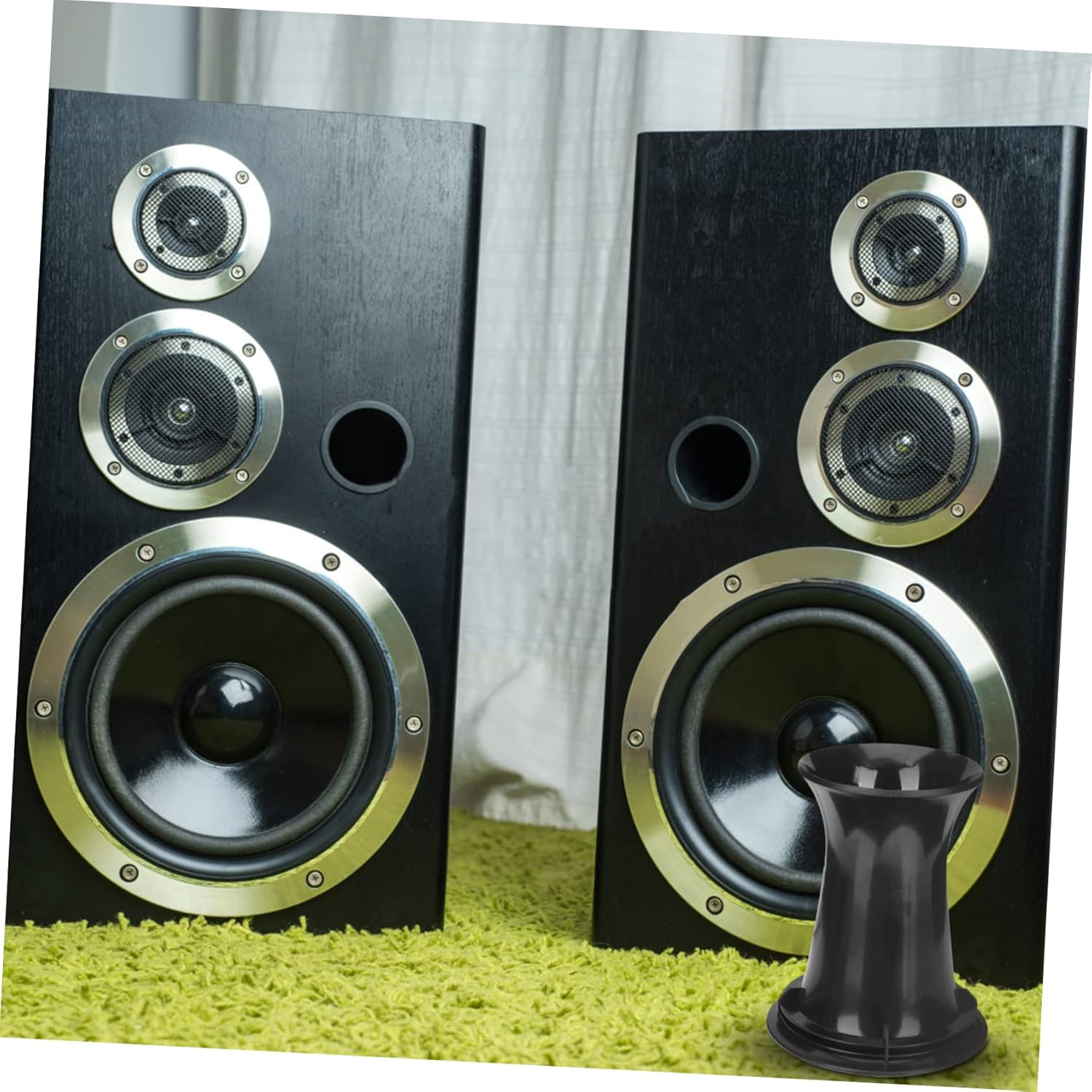 FONDOTIN 8Pcs Professional Appearance Sound Tube Plastic Subwoofer Port Tube for Speaker Easy to Install and Reliable image number 2