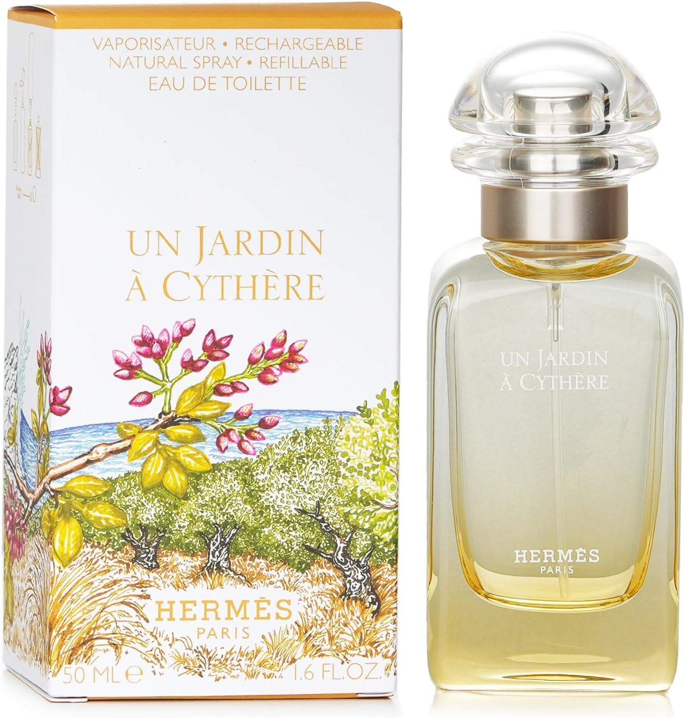 Hermes Un Jardin a Cythere Unisex Eau De Toilette 50Ml Refillable