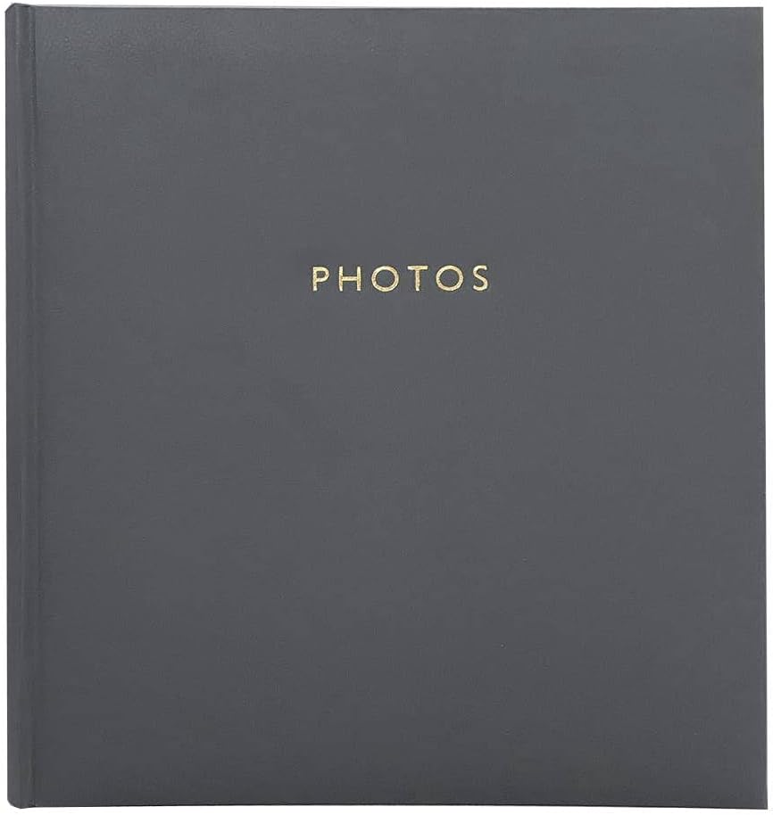 Profile Australia Grey Havana Large Photo Album | Slip-In | 500 4X6In (10X15Cm) Photo Capacity | Acid Free