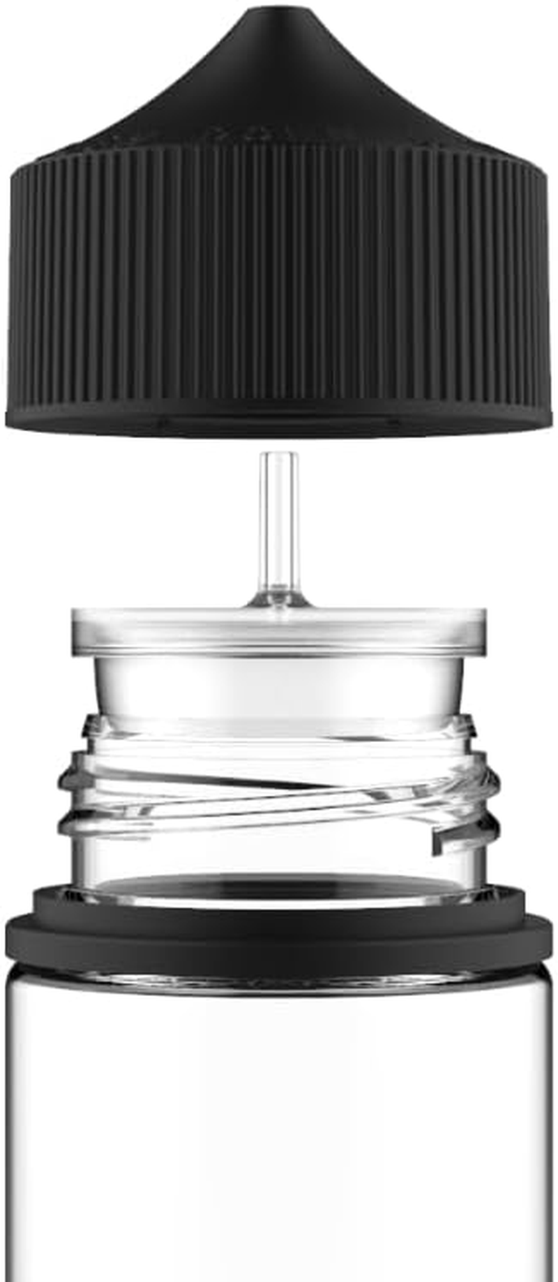 120Ml Chubby Gorilla PET Bottle with Black Lid - 5 Pack image number 3