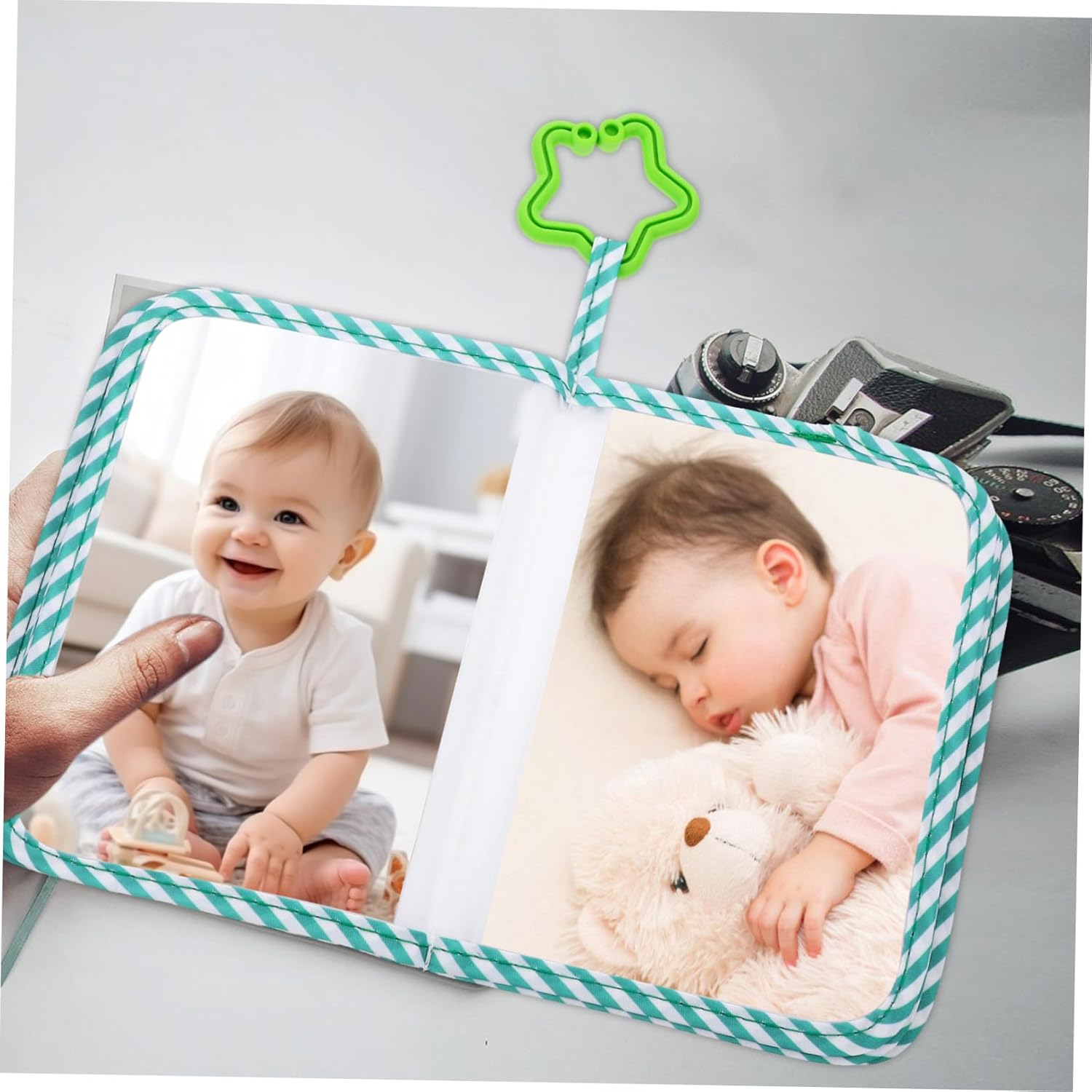 Cloth Photo Album Soft Picture for Growth Holds Photos Safe and Adorable Design for Newborns Keepsake for First Year image number 1