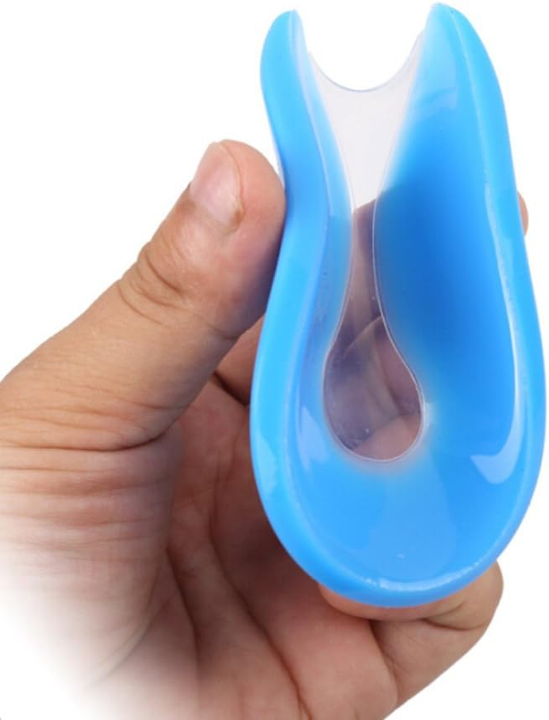 Elandy Silicon Gel U-Shaped Spur Cup Heel-Plantar Fasciitis Cushion Remission Correction U-Shaped Heel Pad S, M - L image number 2