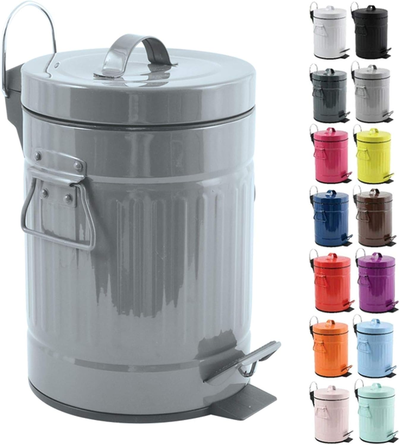 MSV Pedal Bin, Pastel Blue, Unique