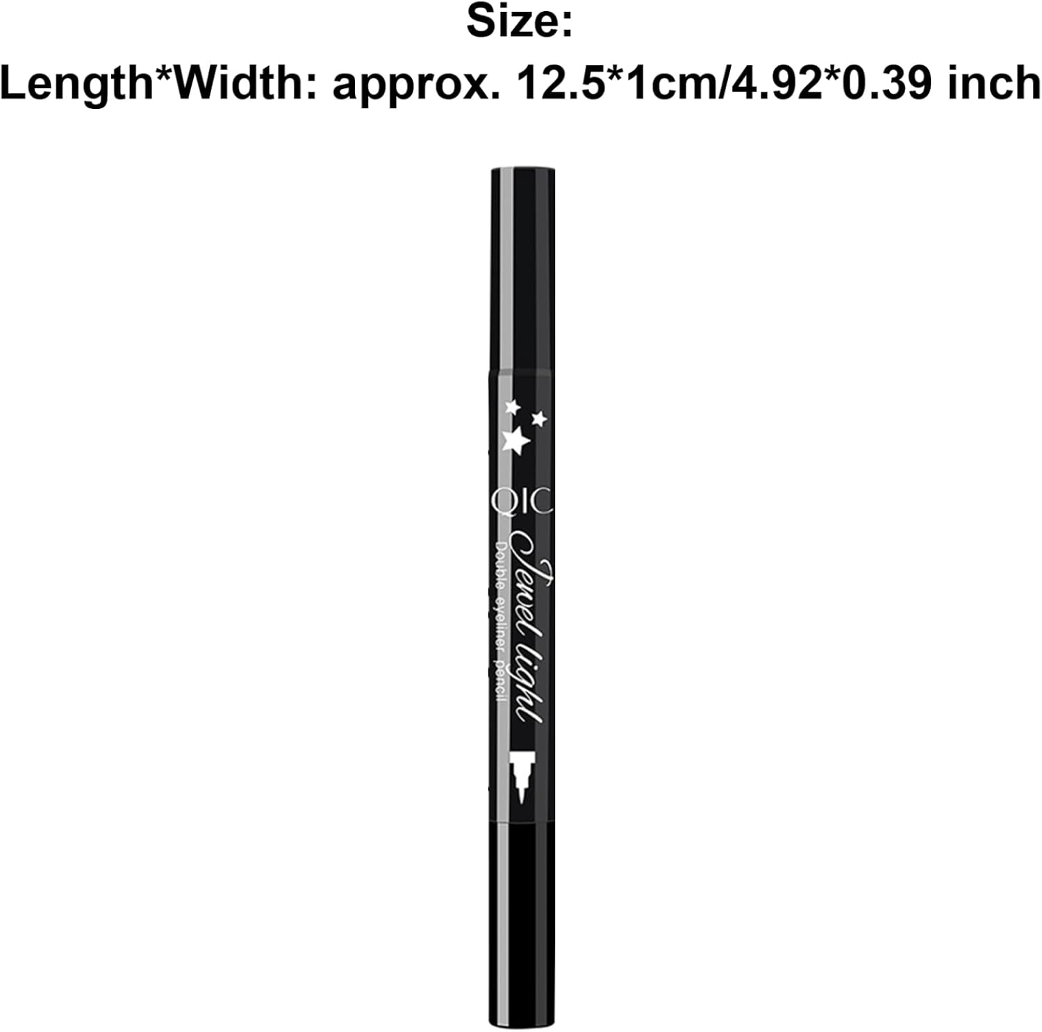 Moggemol Winged Eyeliner Stamp Kit 4 Shapes Stars Hearts Flowers Moon Quick Easy Perfect Eye Makeup Tool for Women Waterproof Type a One Size image number 1