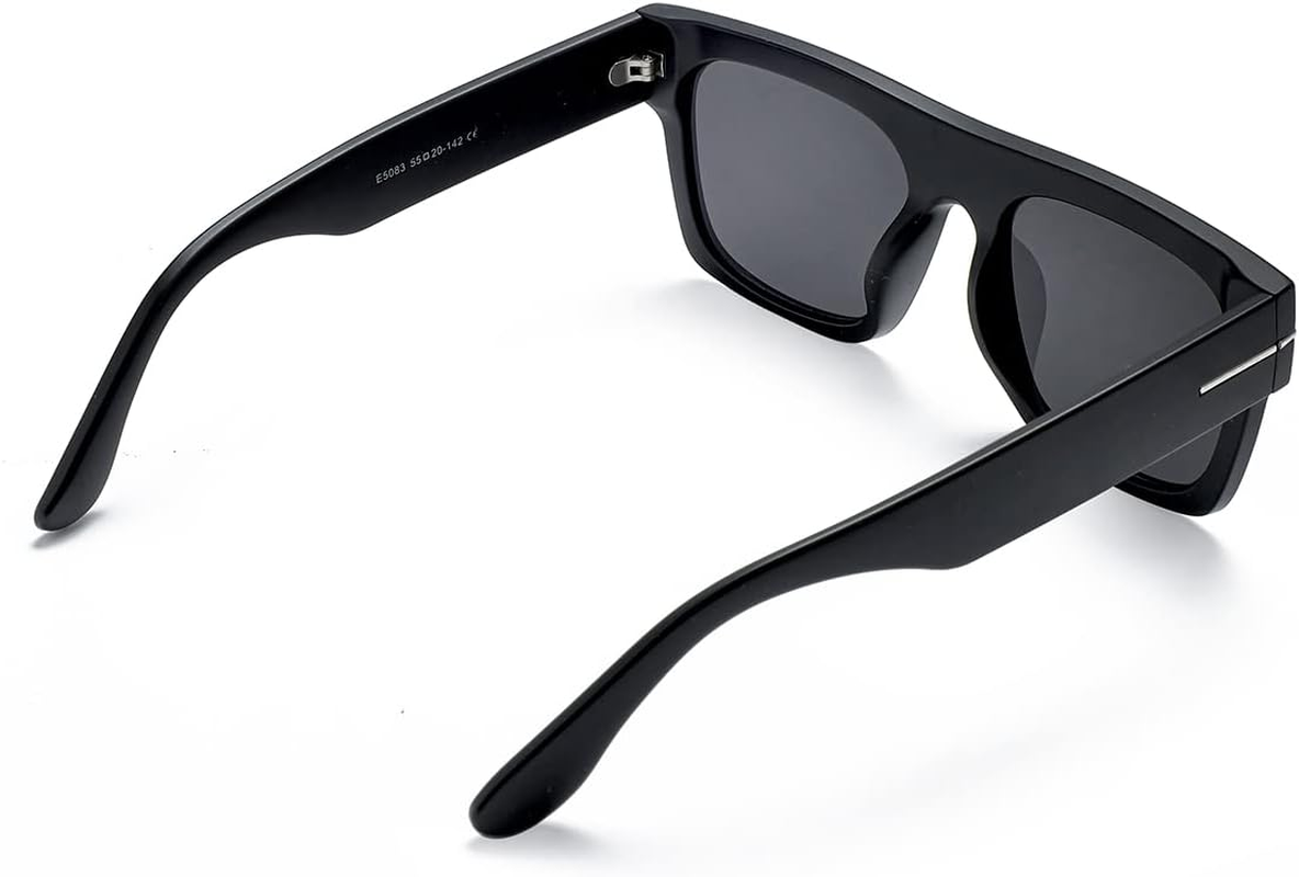 NIDOVIX Classic Vintage Square Sunglasses for Men Women Large Frame Retro 70S Sun Glasses UV400 Protection image number 6