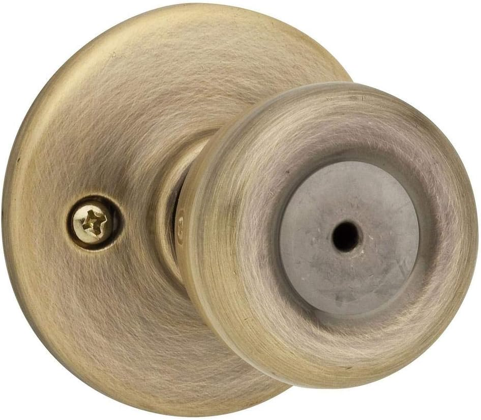 Kwikset 93001-927 Tylo Privacy Bed/Bath Knob in Satin Chrome