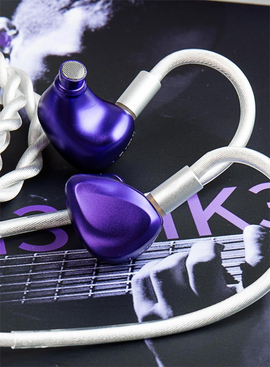 Keephifi TRI I3 MK3 In-Ear Monitor Headphones, Beryllium Membrane DD IEMS In-Ear Earbuds, 10Mm Flagship Planner Earbuds, 612-Core 5N OOC Coated Silver Cable for Musicians and Audiophiles image number 3