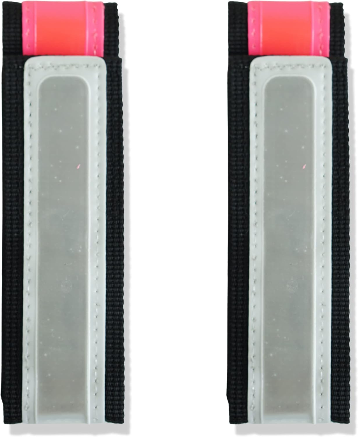 Vincita Reflective Bands - Highly Visible Safety Reflective Bands for Cycling, Walking, Running, and Hiking - Suitable with Molle Webbing on Backpack (Pair of 2)